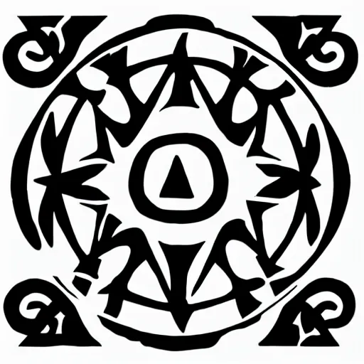 Image similar to simple occult symbol. clip art