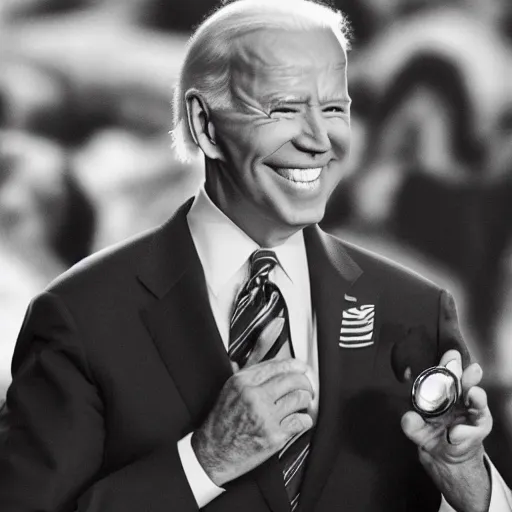 Image similar to joe biden as a pokemon trainer, he has legendary pokemon, cinematic, award winning composite photography