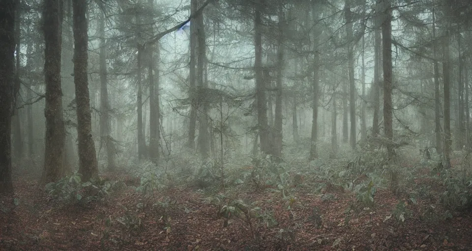 Image similar to Enchanted and magic forest, by Alyssa Monks