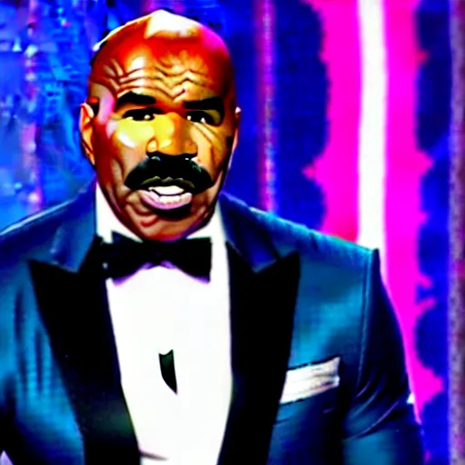 Image similar to steve harvey being spider - man.