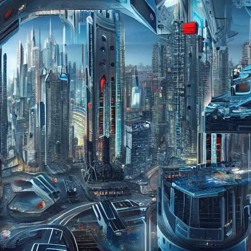 Image similar to beautiful futuristic cityscapes by Markus Vogt exquisitely detailed, 4k ultra