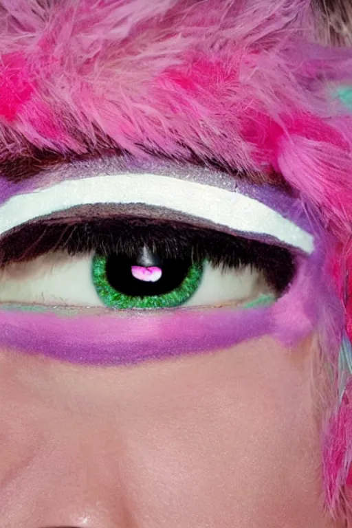 Image similar to cotton candy eye joe.