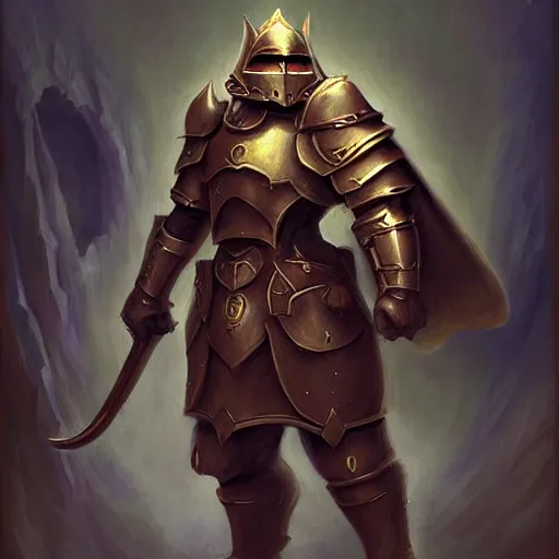 Prompt: a meoguard humanmale paladin!!, fantasy, dungeons and dragons, an ultrafine detailed painting, detailed painting, boris valejo