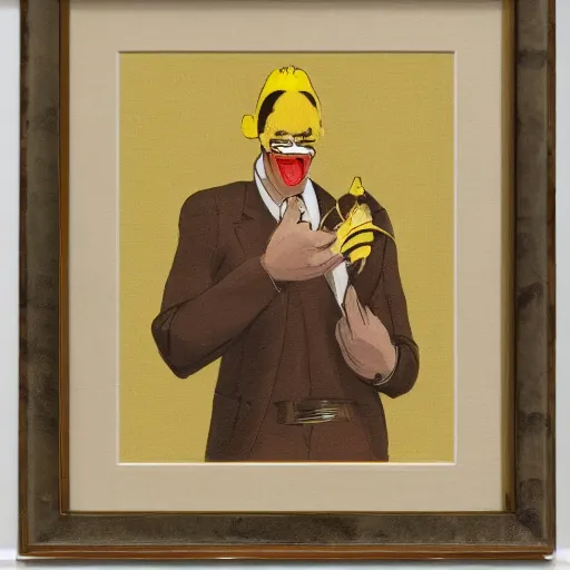 Image similar to marcel eris in washington eating a banana