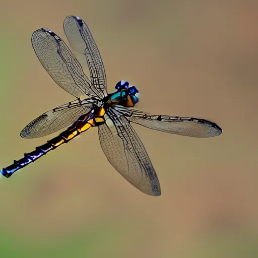 Prompt: common whitetail dragonfly photorealistic 4K
