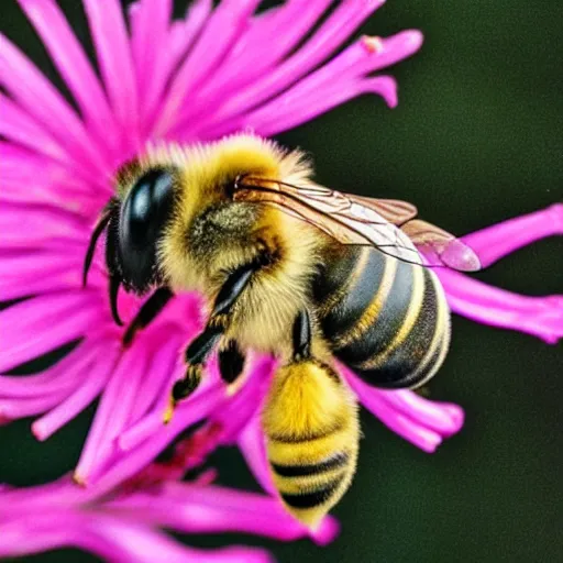 Image similar to photo of a bee that looks like a rabbit