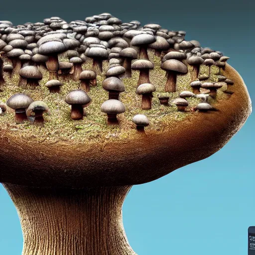 Prompt: mushroom mind trip real life, 8 k, 4 k uhd, realistic, hyper realistic, super detailed, very detailed, detailed