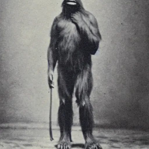 Image similar to 1 8 0 0 s photo of bigfoot
