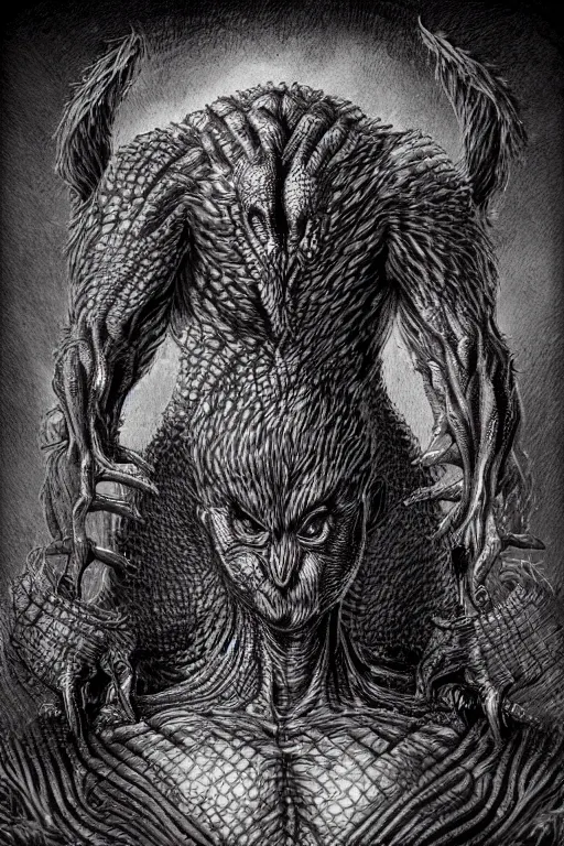 Image similar to mole humanoid figure monster, symmetrical, highly detailed, digital art, sharp focus, trending on art station, kentaro miura manga art style