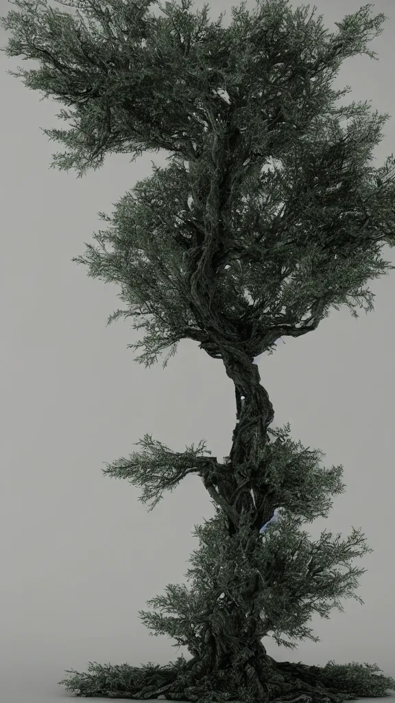 Image similar to tree by baars, ingrid, octane render, 4 k, 8 k, ( sharp ), very very beautiful, stunning, twisted, vanishing, transparent, ethereal