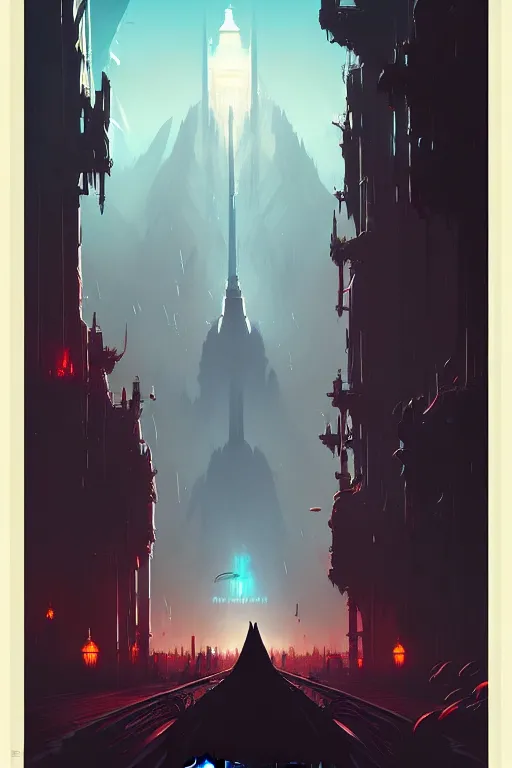 Image similar to greg rutkowski travel poster