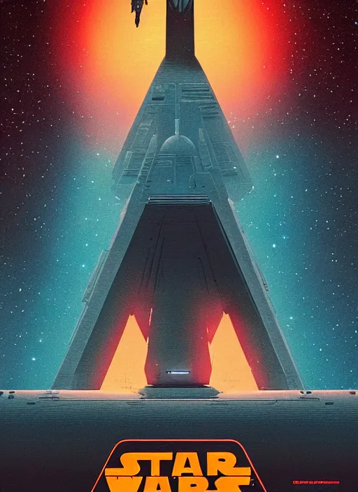 Image similar to star wars the empire strikes back movie poster, artwork by beeple, intricate, elegant, dramatic