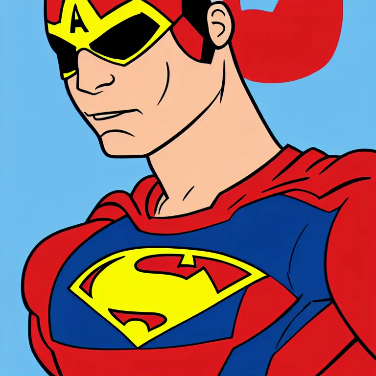 Image similar to portrait of captain marigold, marvel superhero illustration