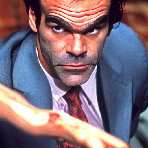 Image similar to steven ogg in american psycho, 4 k, high detail, high - resolution photograph, professional photography, ultra - detail