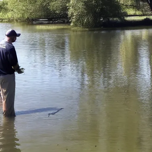 Prompt: a promising college football quarterback injures himself while fishing on the bayou, on a fishing pier