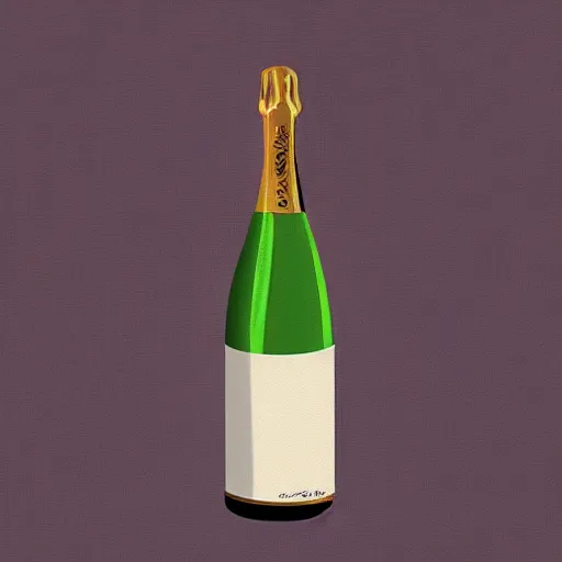 Image similar to portrait of a ( corvette ) ( champagne bottle ) hybrid, digital art