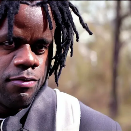 Image similar to Rapper Chief Keef in Django 4K quality super realistic