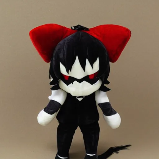 Prompt: cute fumo plush of the gentleman thief who steals hearts and possessions alike