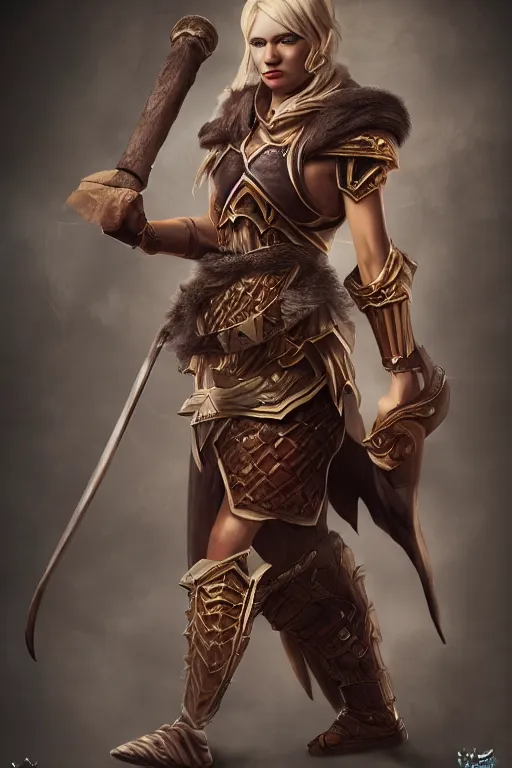 Image similar to a female DND goliath, high resolution film still, 8k, HDR colors, cosplay, studio lighting