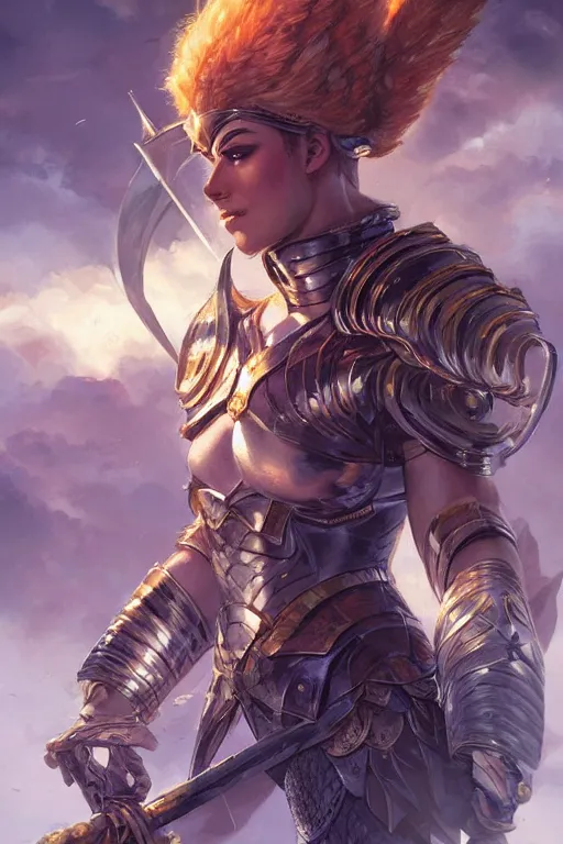 Image similar to amazon valkyrie athena, d & d, fantasy, portrait, highly detailed, headshot, digital painting, trending on artstation, concept art, sharp focus, illustration, art by artgerm and greg rutkowski and magali villeneuve