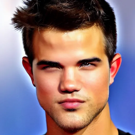 Prompt: taylor lautner mixed with robert pattinson