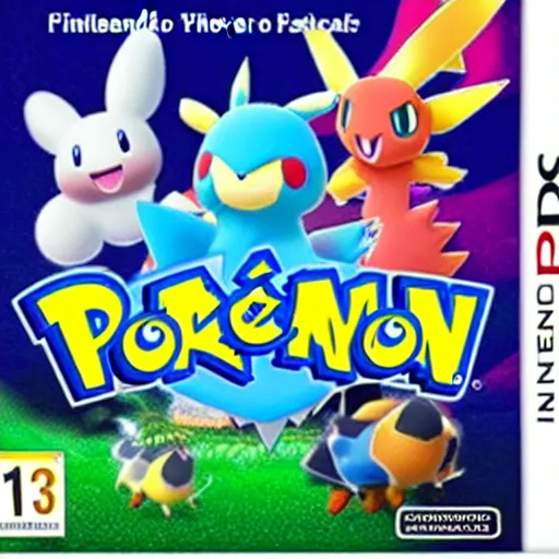 Image similar to nintendo cover of the newest pokémon game