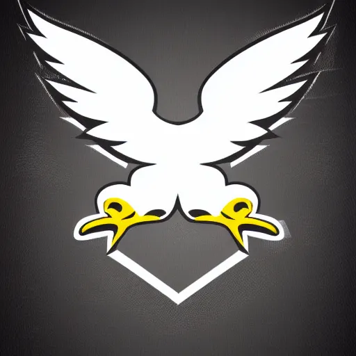 Image similar to sports logo detailed vector eagle