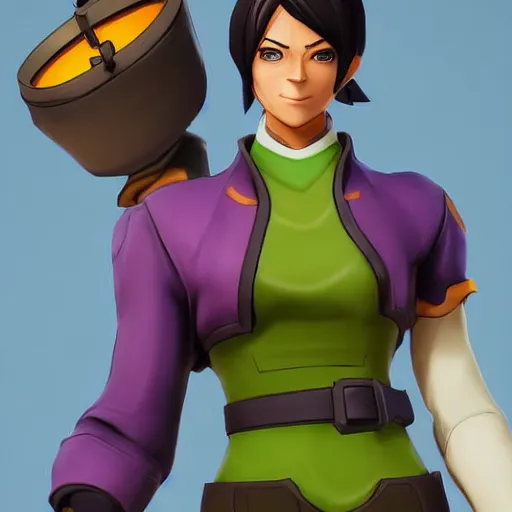 Image similar to toph beifong in fortnite, character render, full body shot, highly detailed, in game render