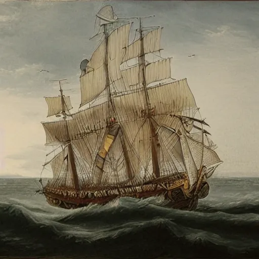 Image similar to a galleon ship