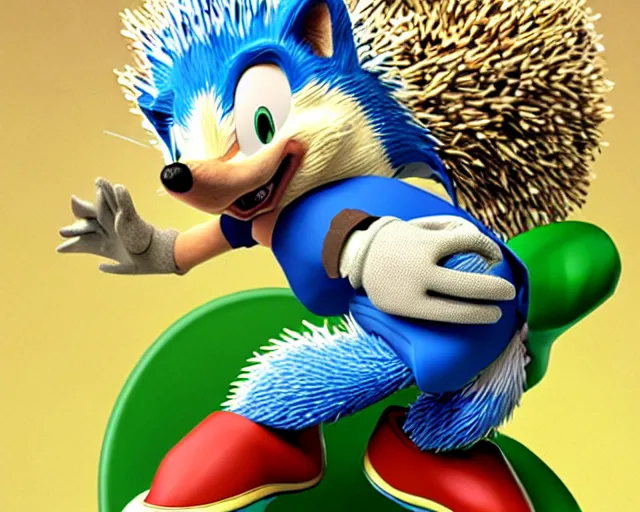 Prompt: chronic the hedgehog