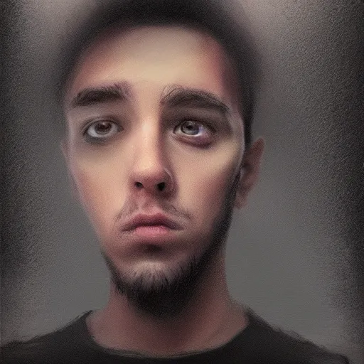 Image similar to the last selfie ever taken, digital art, dramatic lighting