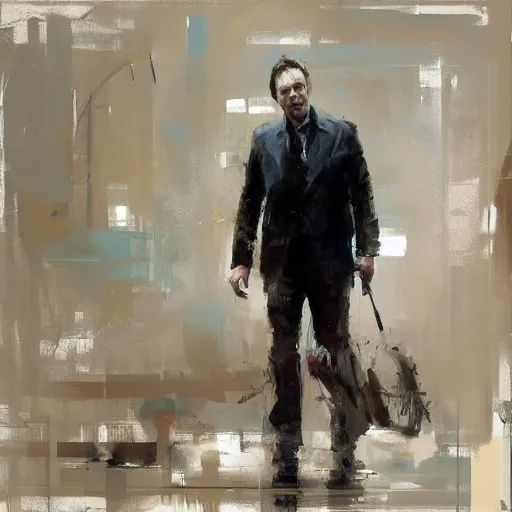 Prompt: jimmy mcgill painted by jeremy mann