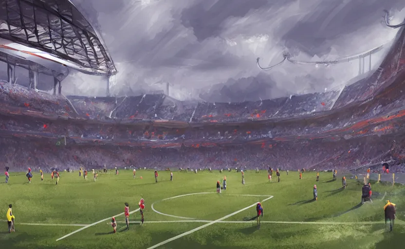 Image similar to soccer stadium, architecture, highly detailed, digital painting, artstation, concept art, sharp focus, illustration, art nouveau