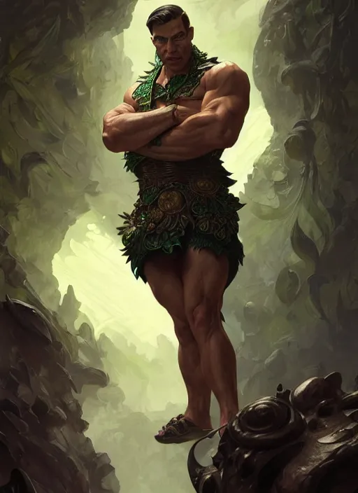 Prompt: portrait of aggressive florentino perez, d & d, muscular! green, fantasy, intricate, elegant, highly detailed, digital painting, artstation, concept art, smooth, sharp focus, illustration, art by artgerm and greg rutkowski and alphonse mucha