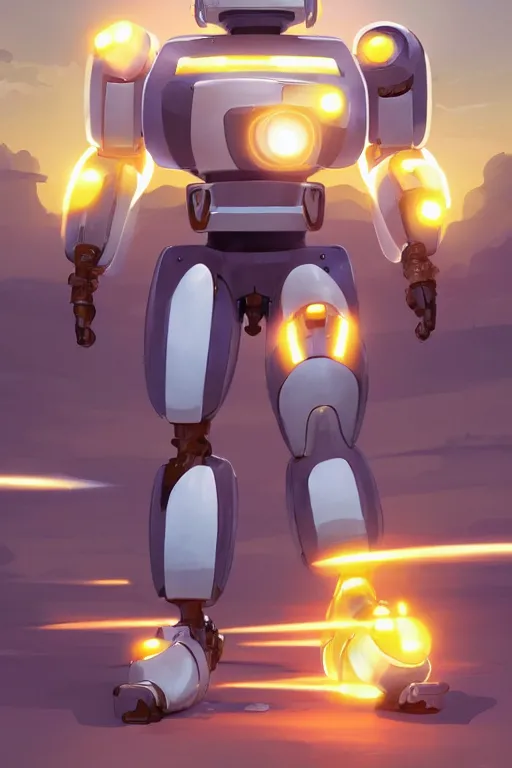 Image similar to metabots medabots medarotto medarot robot minimalist comics, behance hd by jesper ejsing, by rhads, makoto shinkai and lois van baarle, ilya kuvshinov, rossdraws global illumination ray tracing hdr radiating a glowing aura