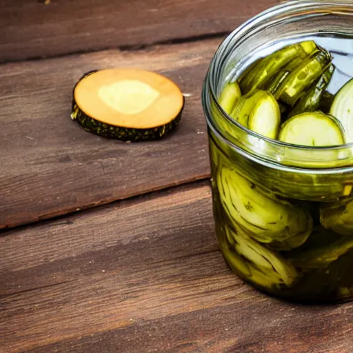 Image similar to police interrogating a jar of pickles