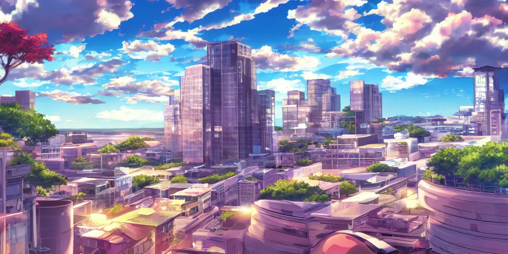 Prompt: anime penthouse background, award - winning digital art