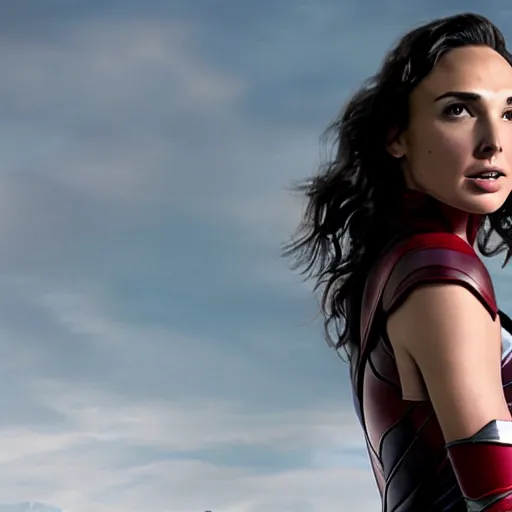 Image similar to gal gadot as captain america