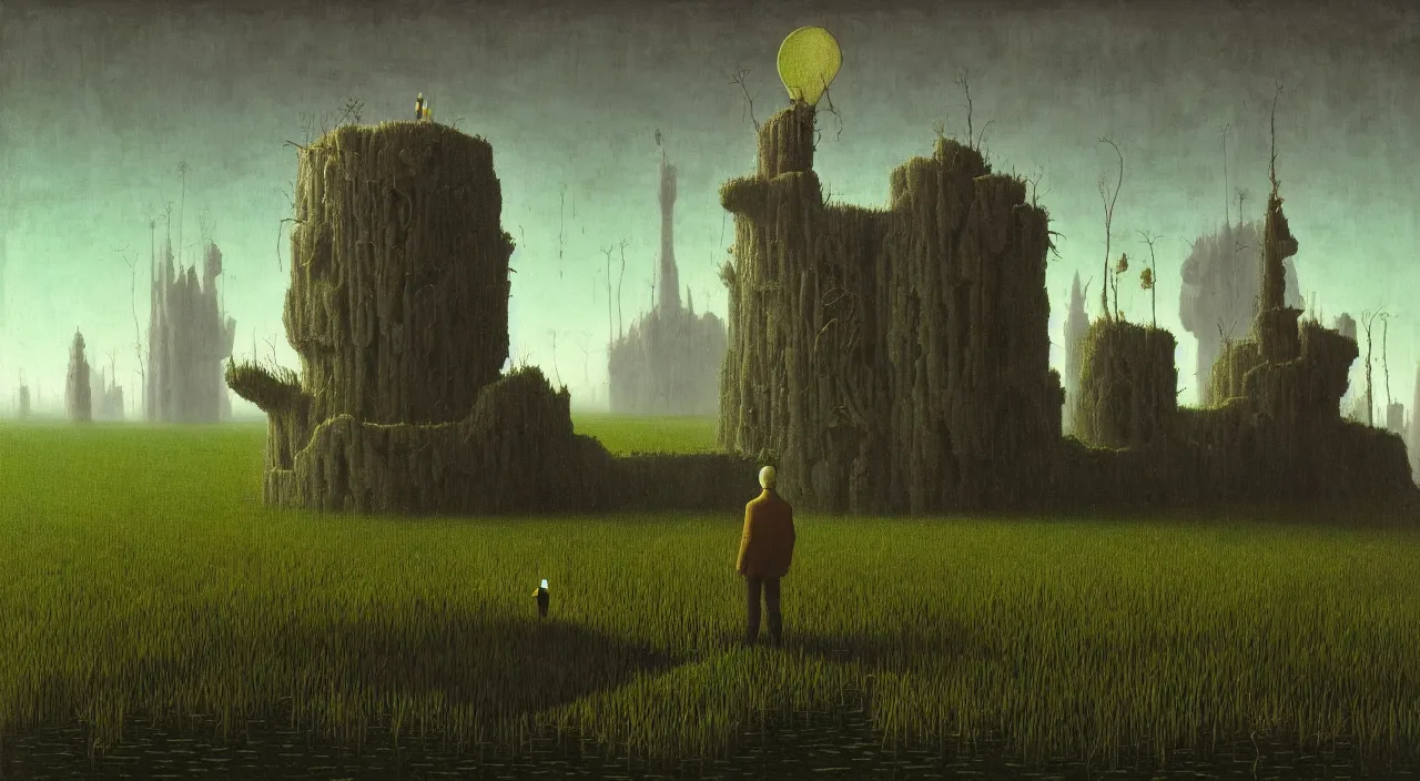 Image similar to single flooded simple! fungus tower clear empty sky, very coherent and colorful high contrast ultradetailed photorealistic masterpiece by bosch franz sedlacek dean ellis simon stalenhag rene magritte gediminas pranckevicius, dark shadows, sunny day, hard lighting