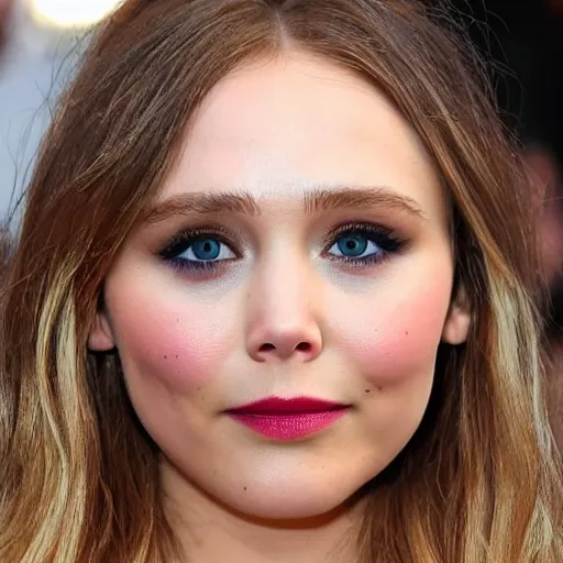 Image similar to elizabeth olsen mixed with jennifer lawrence