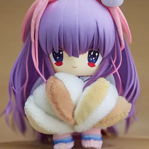 Prompt: cute fumo plush of the girl who loves to collect seashells at the seashore, anime girl