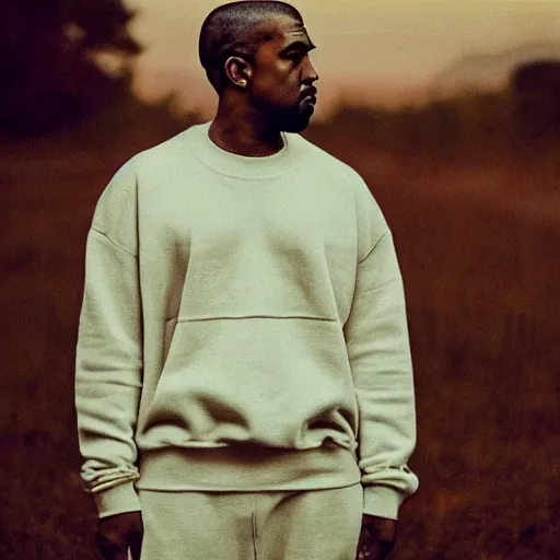 Prompt: kanye west album cover