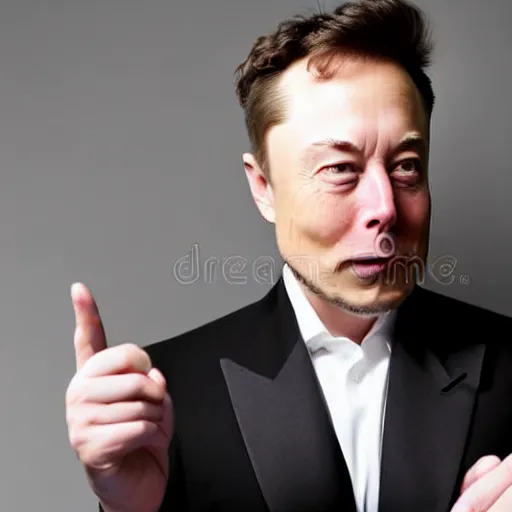 Prompt: elon musk who is covering his ears from a very loud noise, pained expression, free stock photography, 4 k