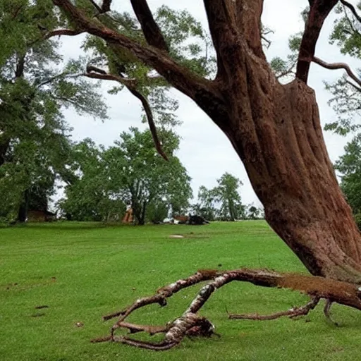 Image similar to a tornado tornado tree hybrid