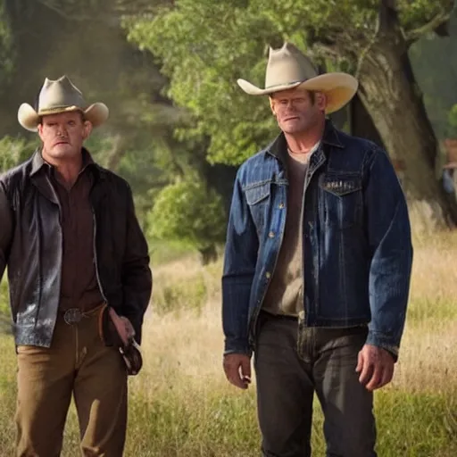 Prompt: dean winchester and john wayne gacey
