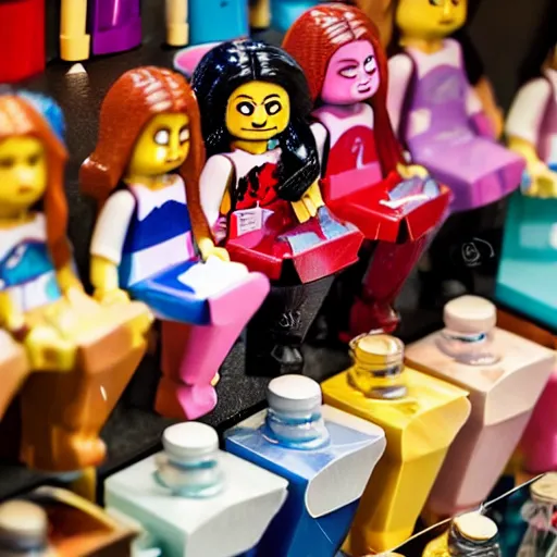 Image similar to beautiful girl minifigures for sale in amsterdam shop