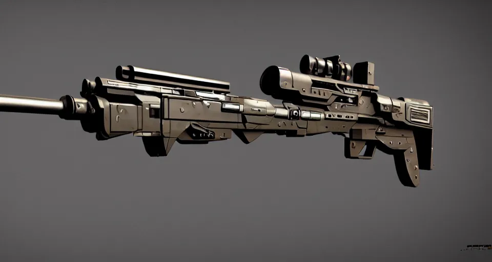 Prompt: extremely detailed ultra realistic side view photo retro vintage sci fi hyper minimalist laser sniper rifle, detailed trigger, chemically propelled, electric, steel, wood accents, intricate detail, elegant sleek smooth body, railgun, chemrail, gauss, smooth utopian design, ultra high quality, octane, cod, elysium, warframe, terminator