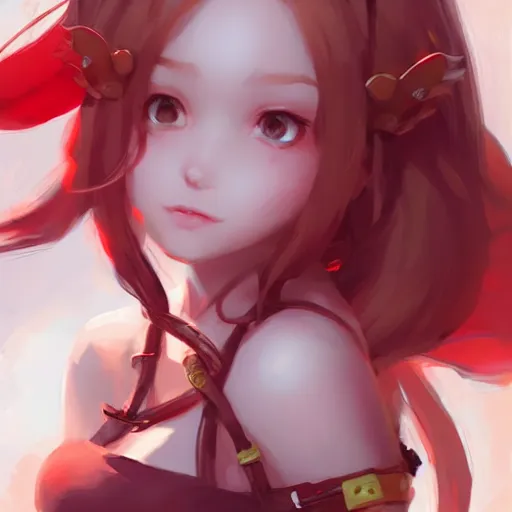 Prompt: illustration of a cute girl with small red horns, by Stanley Artgerm Lau, WLOP, Rossdraws, James Jean, Andrei Riabovitchev, Marc Simonetti, krenz cushart, Sakimichan, trending on pixiv