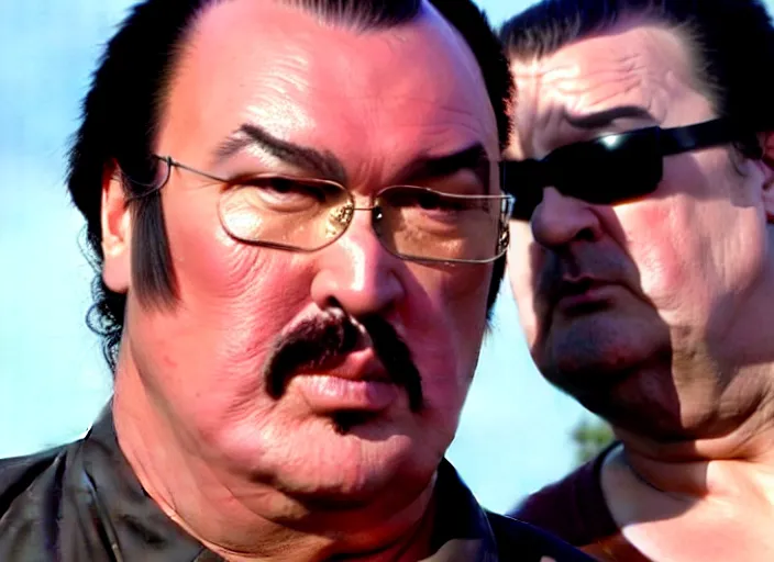 Image similar to steven seagal as julian in a still from the tv show trailer park boys (2001)