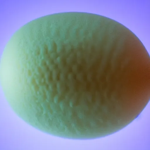 Image similar to a photo of an egg. an octompus is hatching from inside.